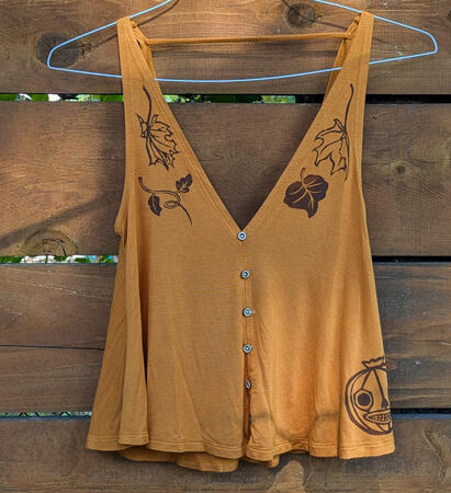 pumpkin spice crop top