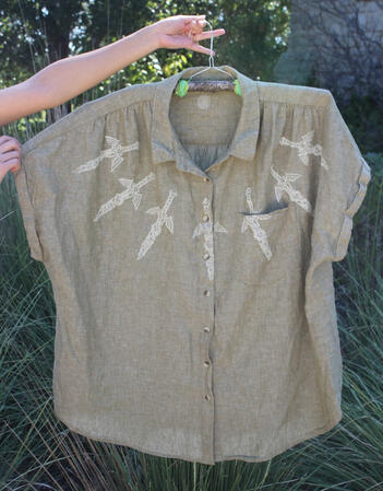 Master Sword Cowl Blouse